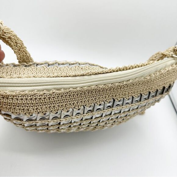 Hand Made Natural Color Aluminum Soda Tab Purse Lined - Picture 8 of 11